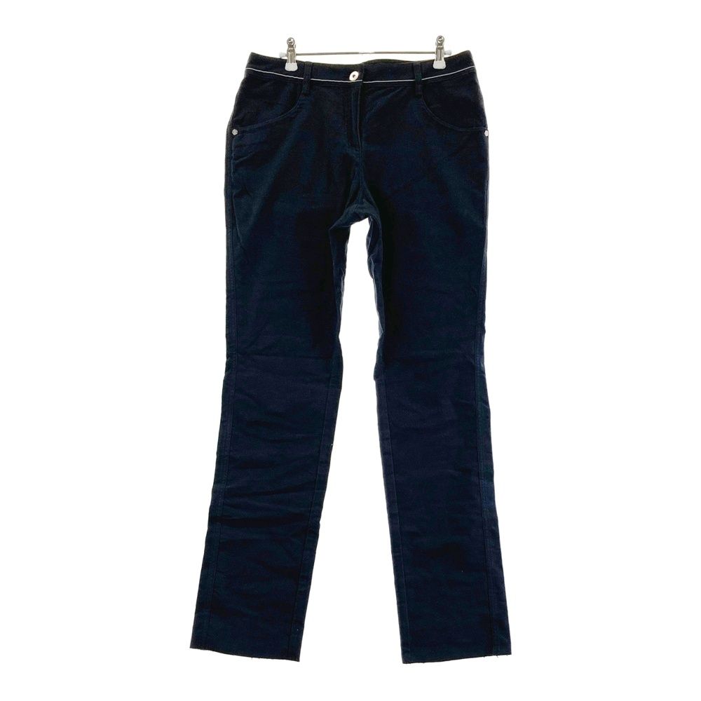 【munsingwear】ストレッチパンツ　ネイビー マンシングウェア Munsingwear ストレッチ千鳥チェック柄9分丈