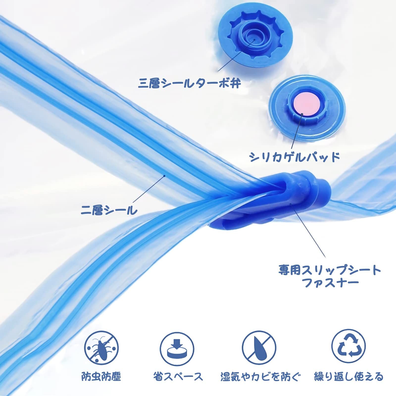 新着商品 YBB 衣類圧縮袋 引越し用真空圧縮袋 布団収納袋 自動ロック式バルブ 旅行 出張 あっしゅく袋 スライダー付き袋 トラベルポーチ 防塵防湿 厚くする 耐久性あり 収納バッグ 真空パック 密封袋 手動ポンプ付き 旅行用品 10枚 40 60CM USTAUSTRALIA_COM_AU