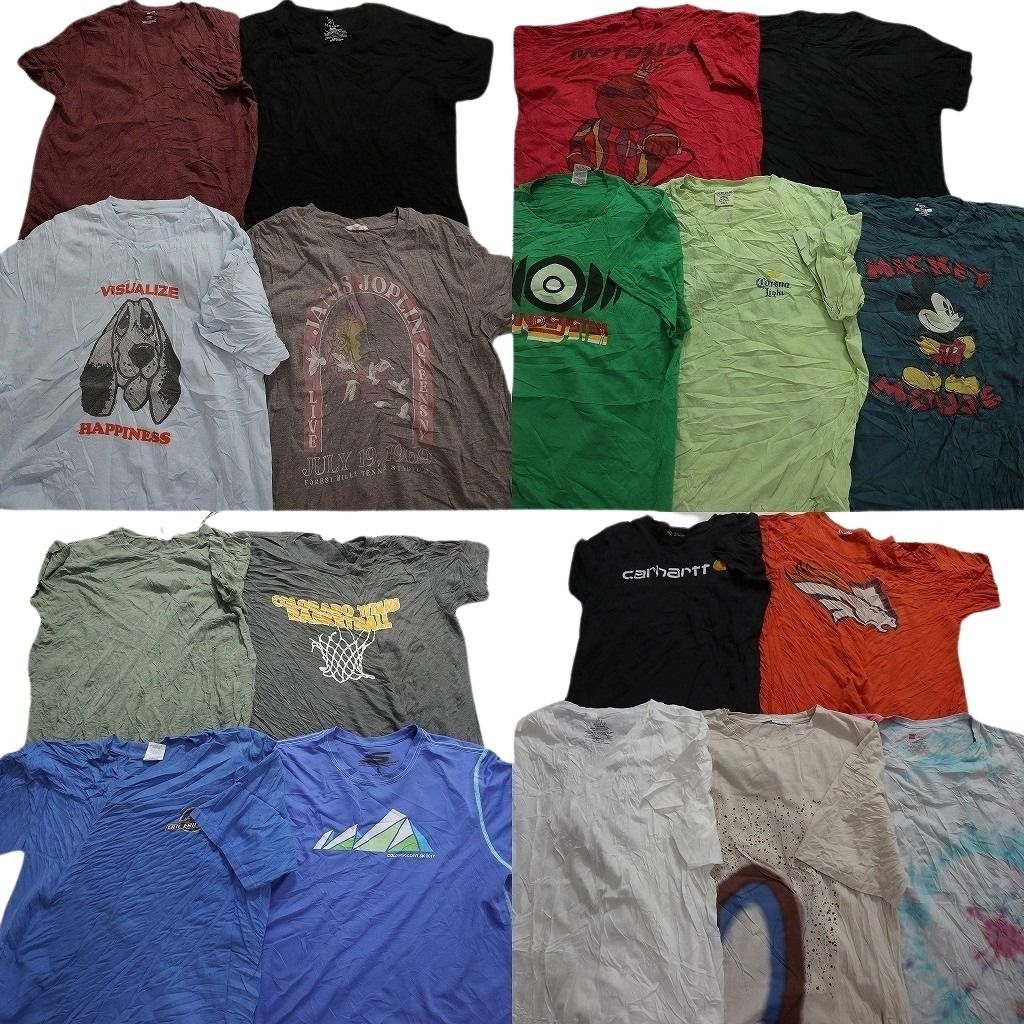 Tシャツまとめ売り】半袖 24枚セット 古着卸 メンズ デザイン プリント