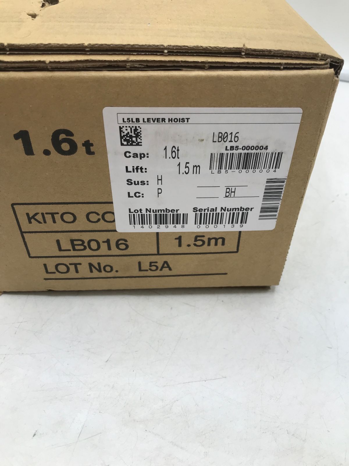 LB016L5A型