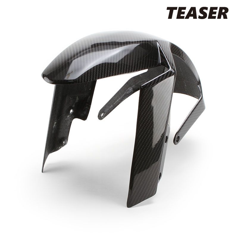 TEASER FFKT04G FRONT FENDER 【DRY CARBON HG】 KTM 1290SUPERDUKE R (22-23) ティーザー カーボン フロント フェンダー
