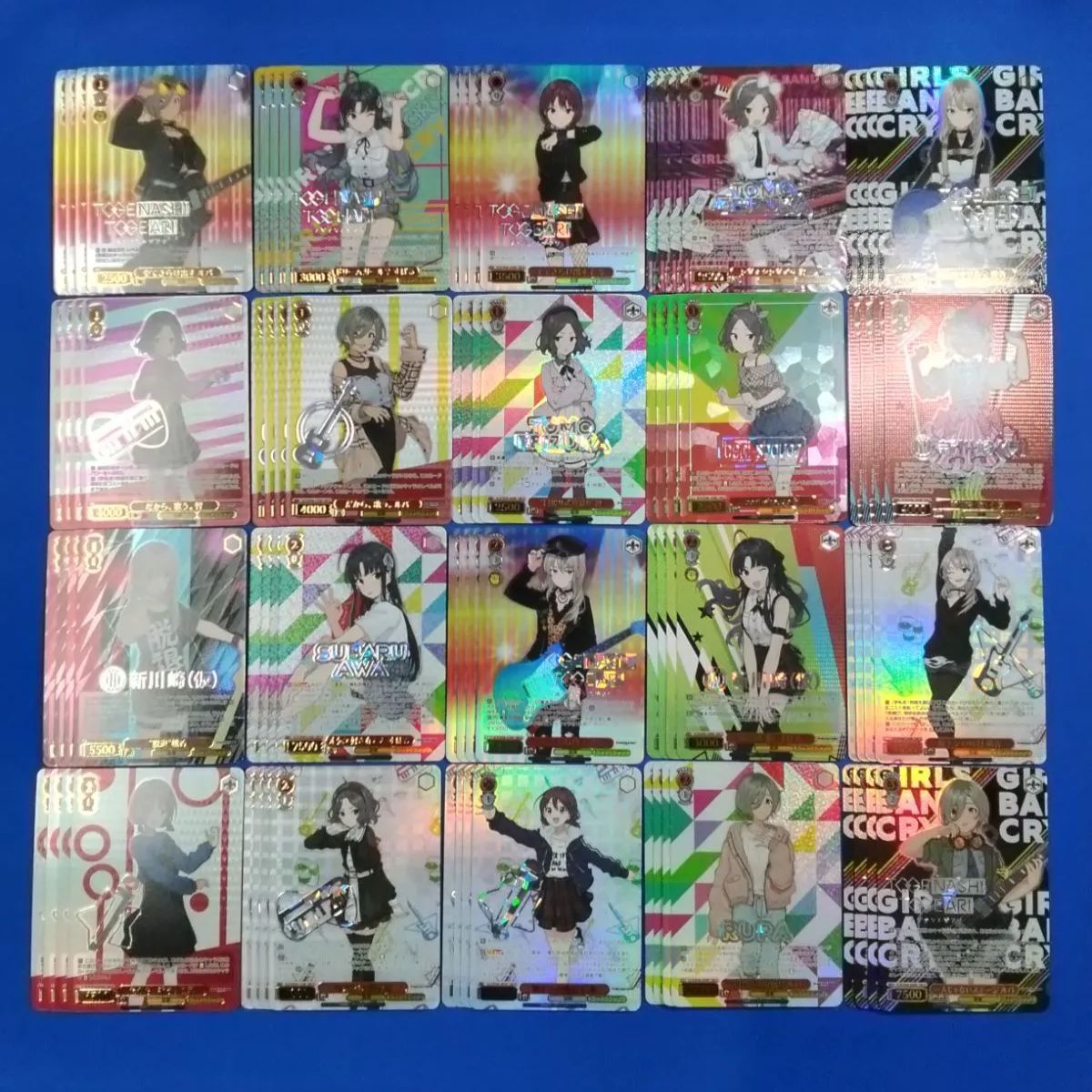 ヴァイスシュヴァルツ　ガールズバンドクライ　GBCR 4コン全69種 ヴァイスシュヴァルツ ガルクラ GBCR 4コン 全69種【A1】 - メルカリ