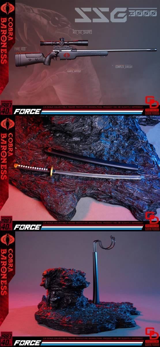 その他 GDTOYS 1/6 Cobra Baroness  GD97009 GDTOYS GD97009 1/6 Scale Cobra Baroness Preorder - HissTank.com