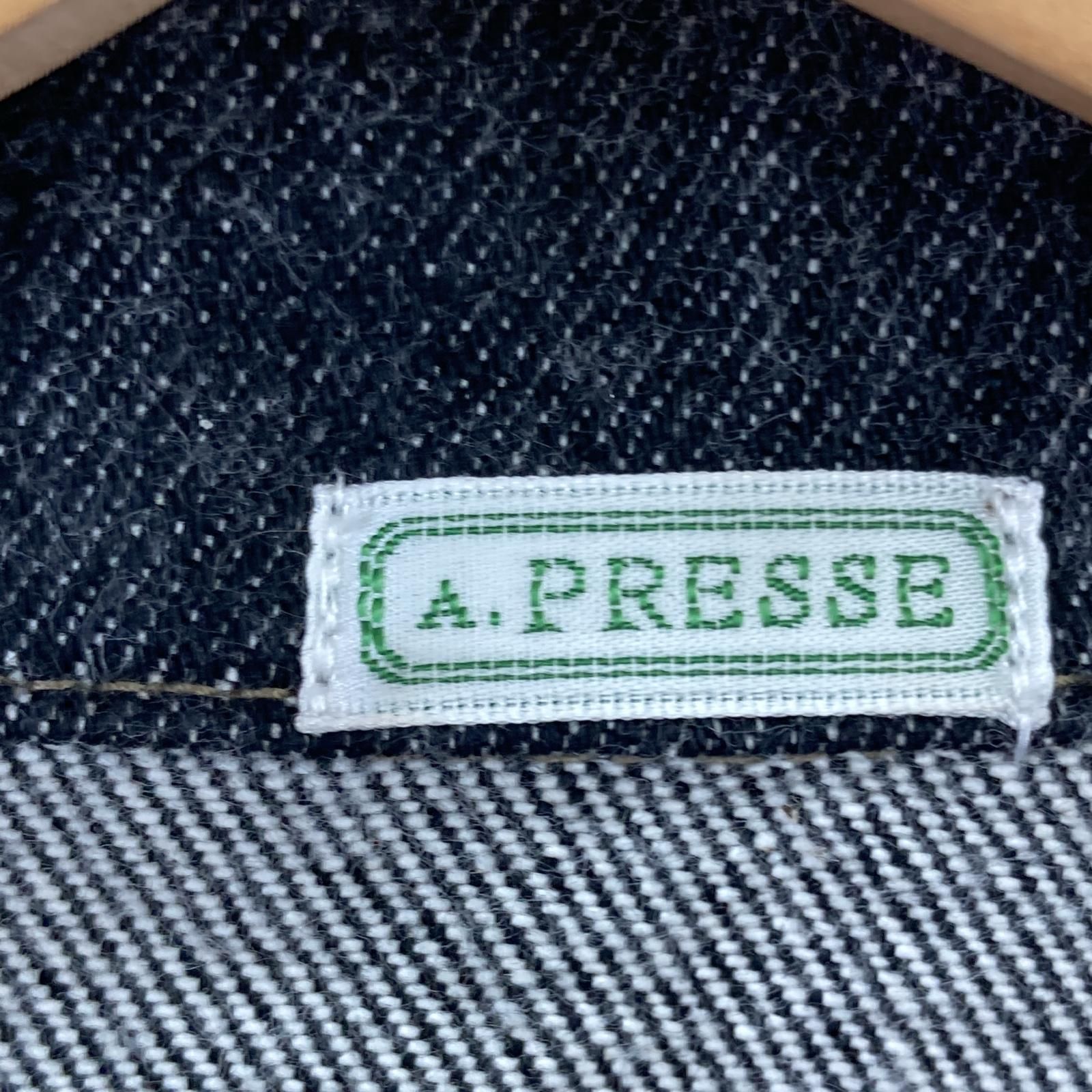 A.PRESSE デニムジャケット ブラック 46 AP-1002 - メルカリ