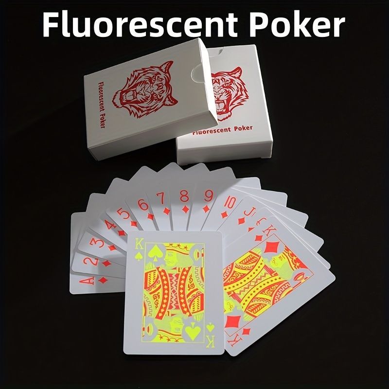 トランプ プラスチック おしゃれ 蛍光 防水 シンプル 耐久性 ポーカー