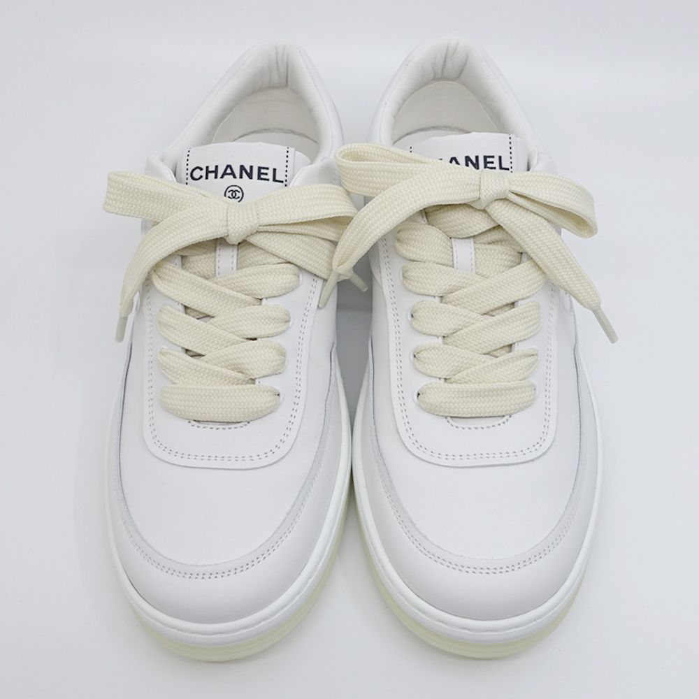 栄】シャネル ココマーク スニーカー GG39978 24P サイズ 37 約23.5cm