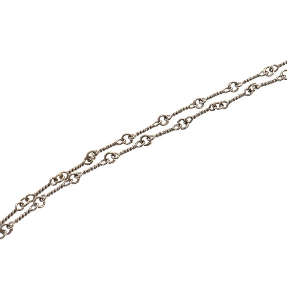 CHROME HEARTS　クロムハーツ　18K　WG　ベビーファット　CHクロス 　ペンダント　チャーム　正規品 CHROME HEARTS(クロムハーツ) サイズ:24.0inch 18KWG NECKCHAIN T24