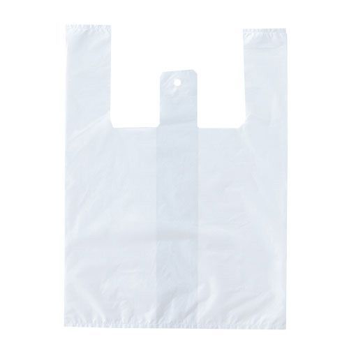 弁当用レジ袋 白 25×40×横マチ20 2000枚 61-399-7-9 