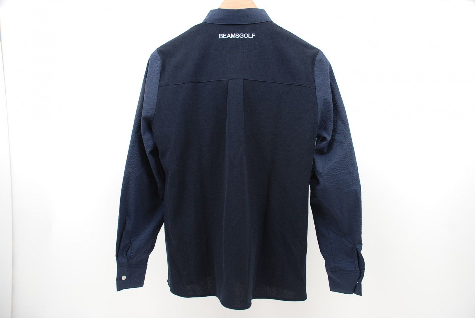 中古 レディース ビームスゴルフ BEAMSGOLF 長袖シャツ L 紺