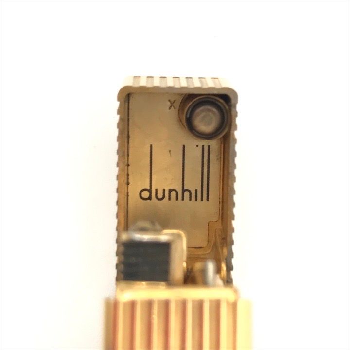 良品 Dunhill ダンヒル 希少 ガスライター ロゴ ゴールド OH済み