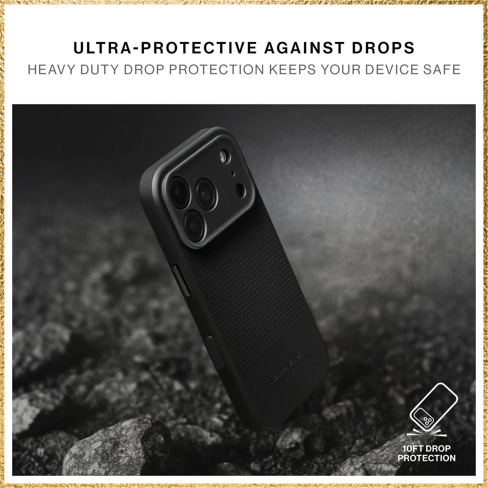 彡送料無料でお届け 彡 Native Union ネイティブユニオン アクティブケース - MagSafe対応 内蔵マグネット - 堅牢設計 - 再生材使用 - 3m|10ft 耐落下保護 iPhone 17 Pro Max ブラック|Black