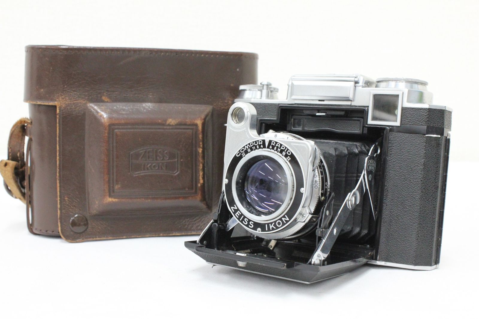 品 ツァイスイコン Zeiss Ikon Super Ikonta 533 16 Opton Tessar 80mm F2.8 ケース付き 蛇腹カメラ e3009