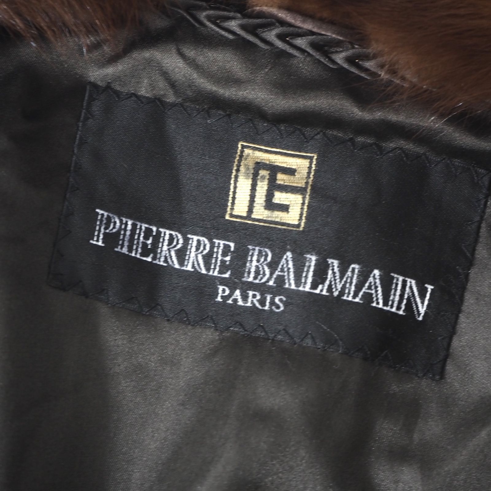 ピエールバルマン PIERRE BALMAIN セーブルファー 最高級毛皮 ロング