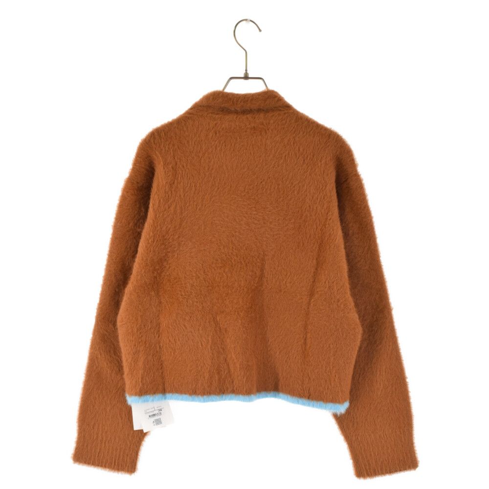 JACQUEMUS (ジャックムス) BROWN LE POLO NEVE JUMPER 裾ライン 
