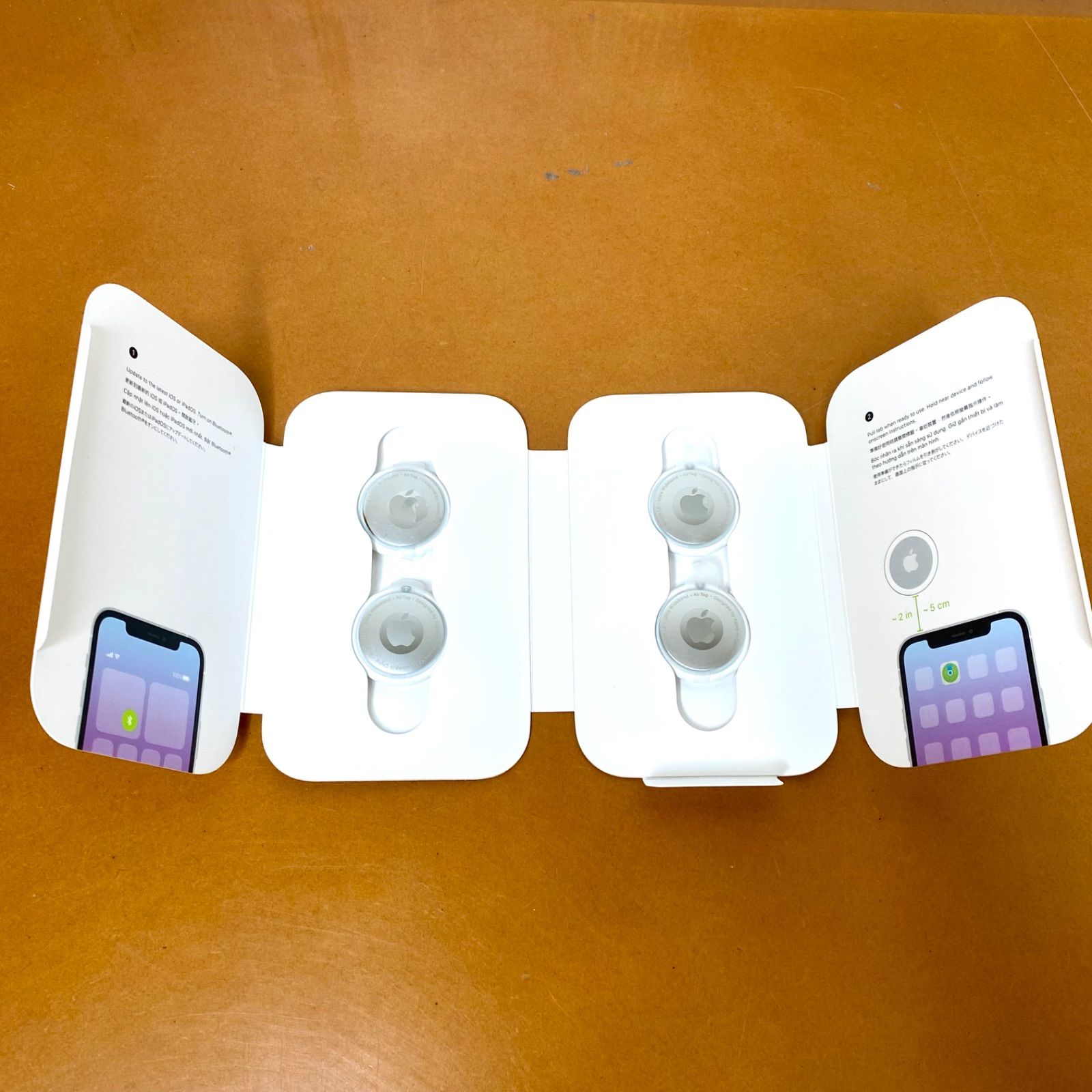 新品 未開封】Apple 純正 AirTag エアタグ 4パック MX542ZP/A A2187