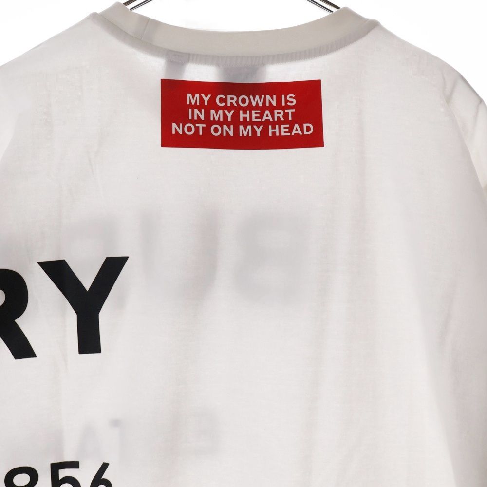 BURBERRY (バーバリー) ホースフェリープリントロゴ クルーネック半袖T  