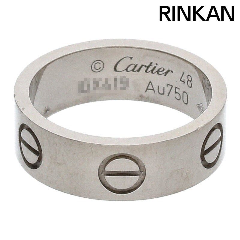 カルティエ LOVE RING/ラブリング K18WGリング メンズ 48/8号