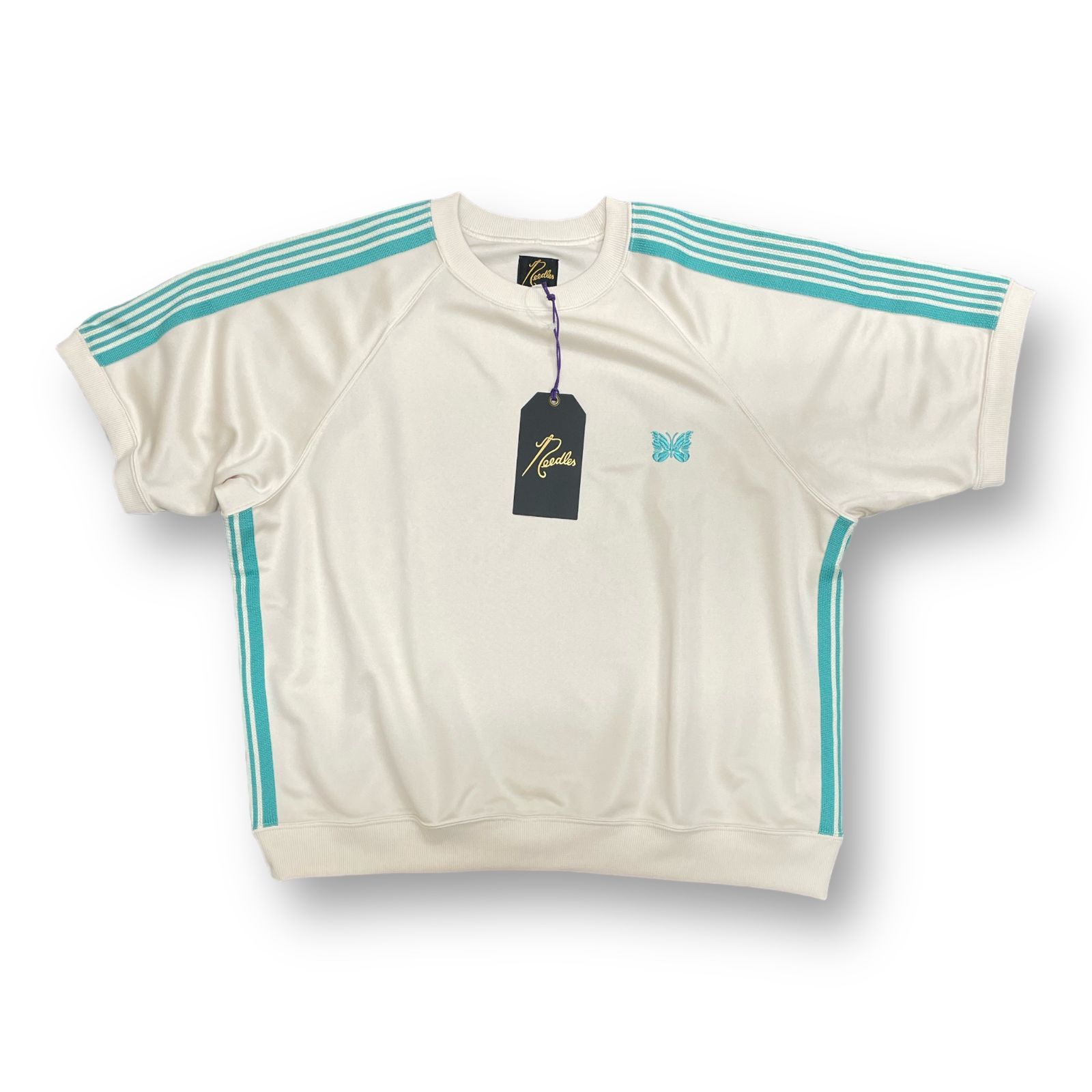 専用Needles ニードルス トラック クルーTシャツ MR528Track 未使用 NEEDLES 23SS B'2nd 別注Track crew T-shirt トラック