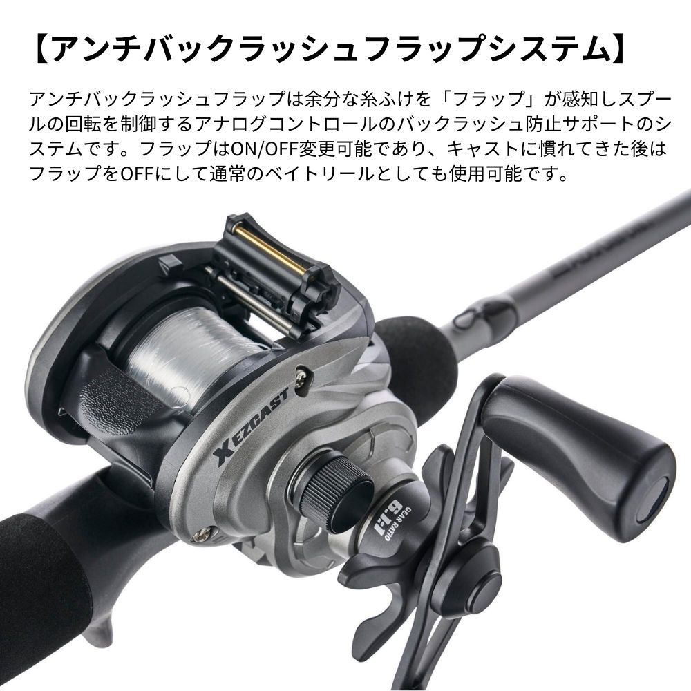 アブガルシア リール マックス エックス イージーキャスト 右ハンドル