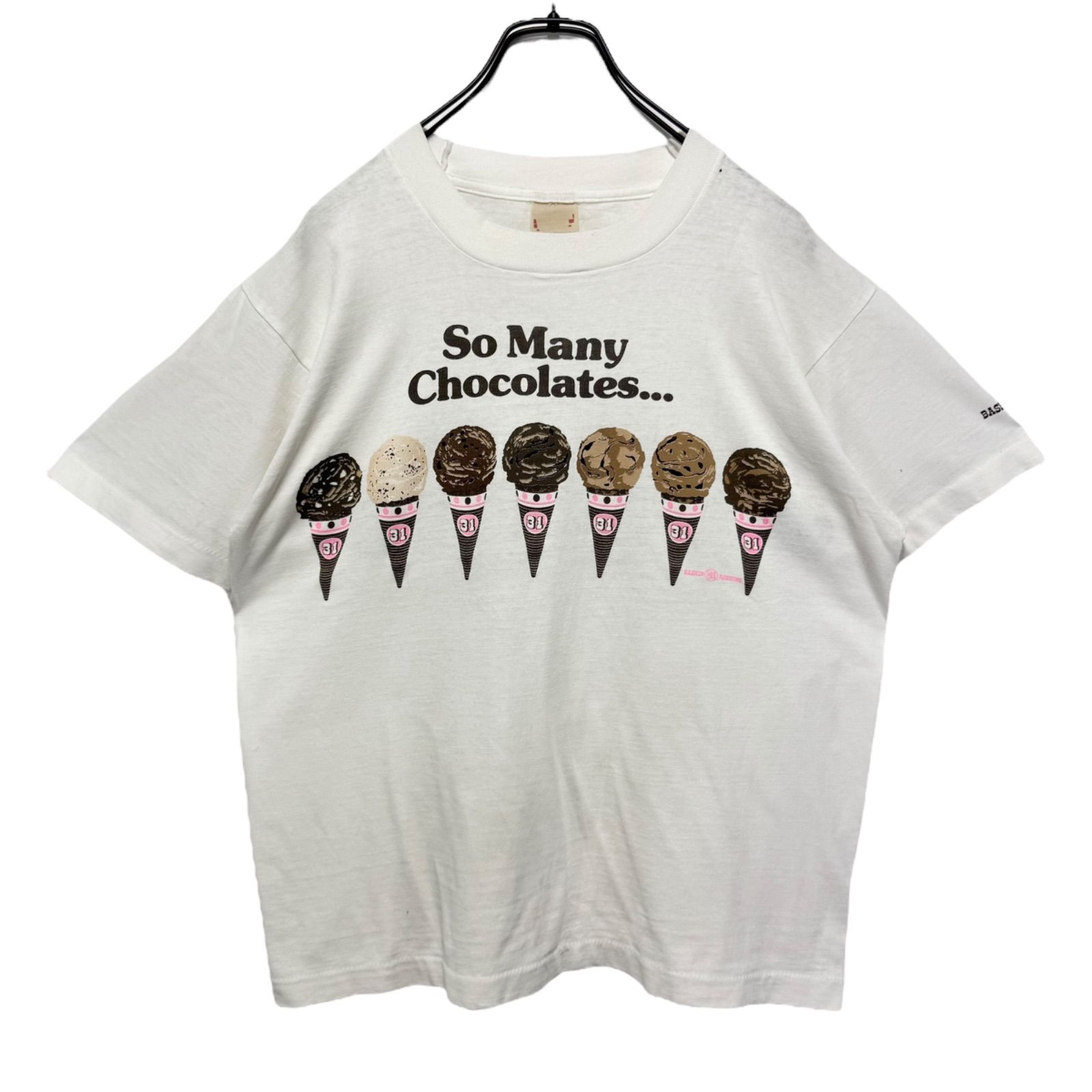 【新品タグ付】アフタヌーンティーBaskin Robbinsアイス柄Tシャツ プリントTシャツ/サーティワン アイスクリーム｜アフタヌーン
