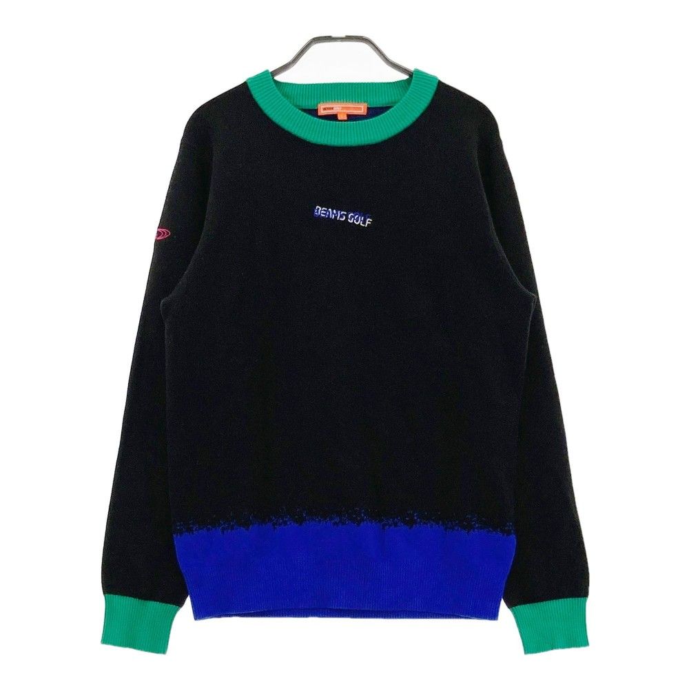 サイズ:L BEAMS GOLF ビームスゴルフ ニットセーター ブラック サイズ:L BEAMS GOLF ビームスゴルフ ニットセーター ブラック