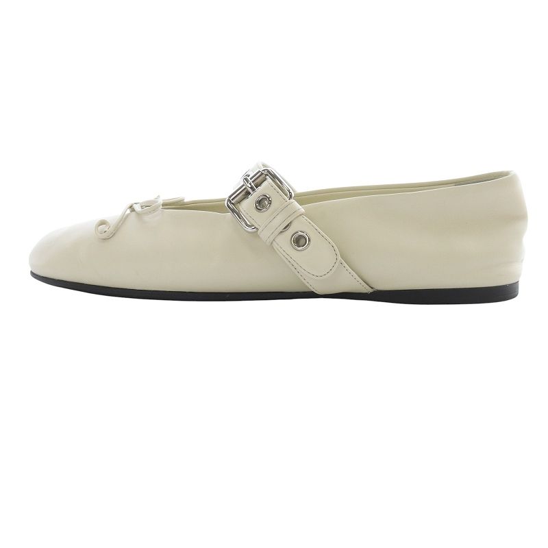 プ*す様 miumiu ミュウミュウ バレエシューズ パンプス miu MIUMIU ミュウミュウ バレエシューズ 5F794D QU6 レディース
