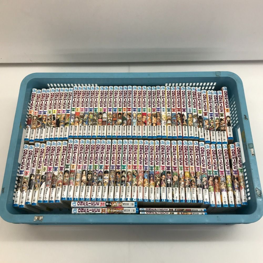 ONE PIECE 漫画77冊　1-82巻セット（一部抜けあり）＋零巻＋4/4巻 漫画ワンピース1～82巻セット （同梱不可】 ONE PIECE 漫画77冊