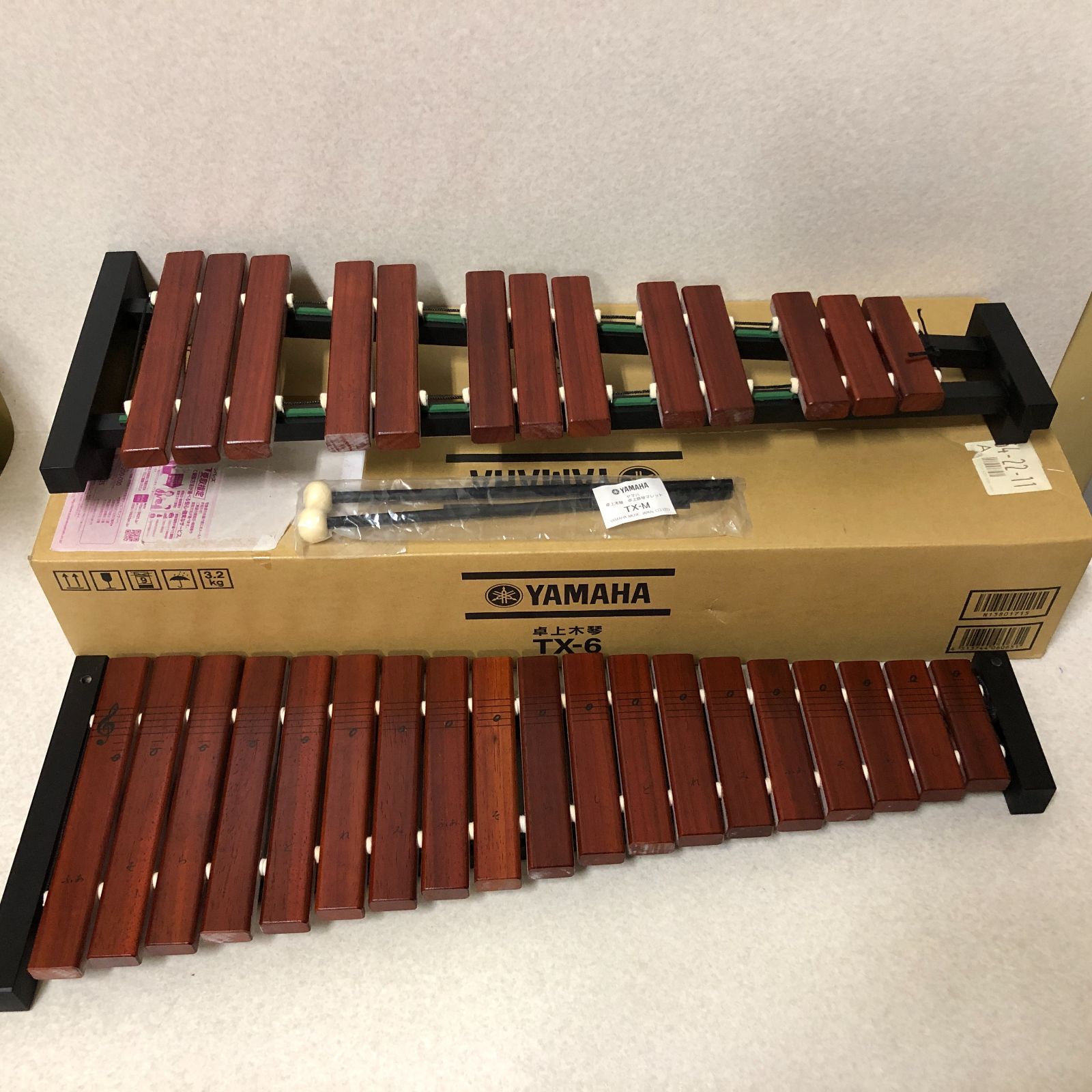 DH1484 ヤマハ シロフォン TX-6 YAMAHA 32音 卓上木琴