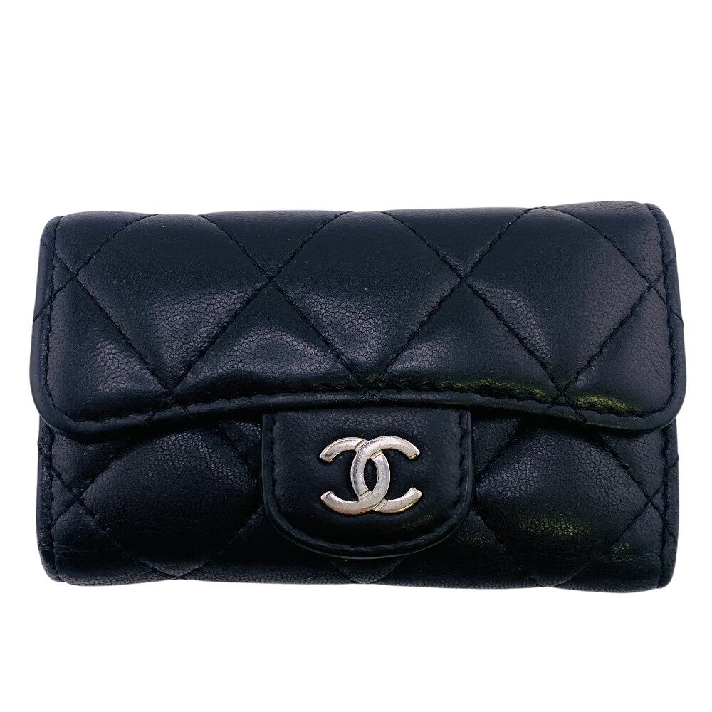 5％OFF フォロワークーポン！！】CHANEL シャネル ラムスキン 6連