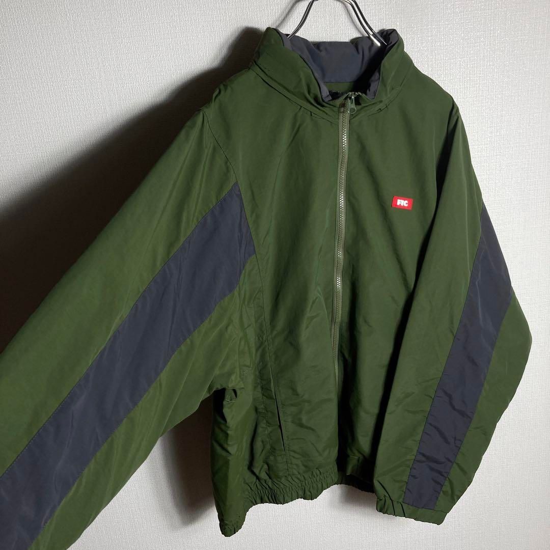 美品】FTC ワンポイントロゴ ナイロンジャケット 人気Lサイズ 即完売  