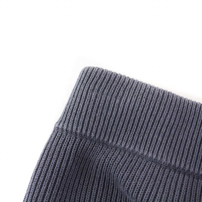 美品✨オーラリー 22SS スーパーハードツイストリブニットショーツ 黒 4 美品✨オーラリー 22SS スーパーハードツイストリブニット