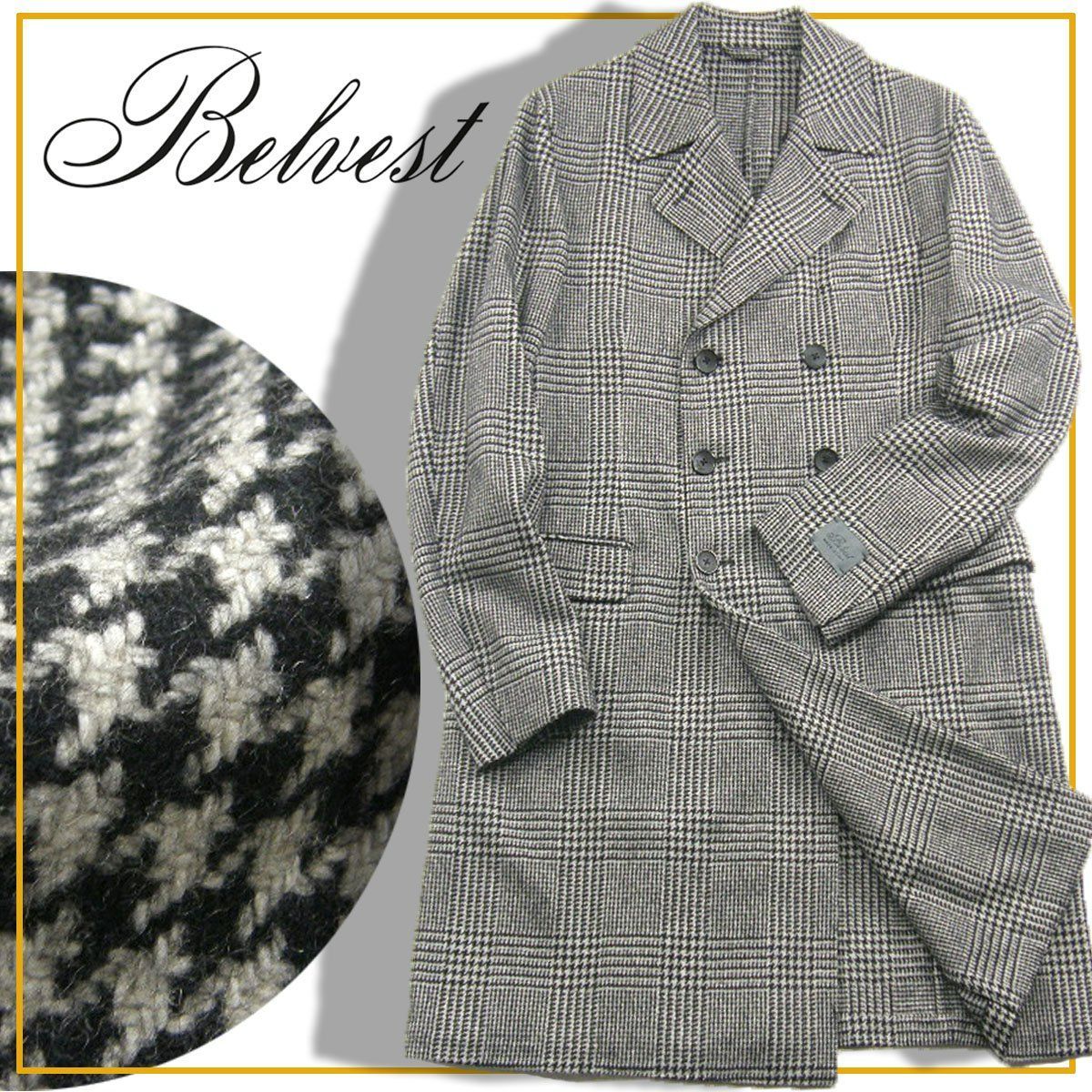 新品】 Belvest ／ ベルベスト チェスターコート イタリア製