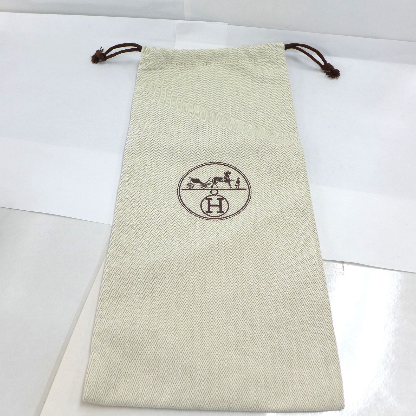 HERMES エルメス 保存袋 巾着 シューズケース 4枚セット 公田店