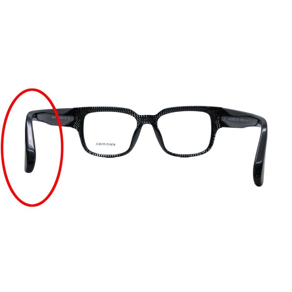 新品同様 alain mikli アランミクリ NEW POINTILLE BLACK ビック  