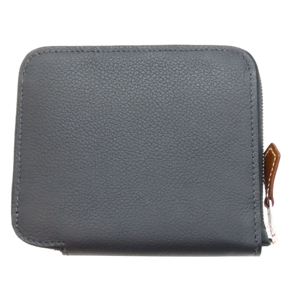 HERMES エルメス アザップ シルクインコンパクト キャバン エバー K刻印 財布 コインケース ジッパー ラウンドファスナー コンパクトウォレット 黒系 メンズ ユニセックス A2503999 無料ギフトラッピング承ります