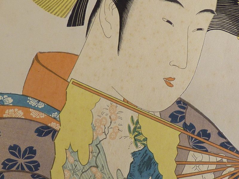 約48.5cm×約33.5cm 古法純手摺木版画