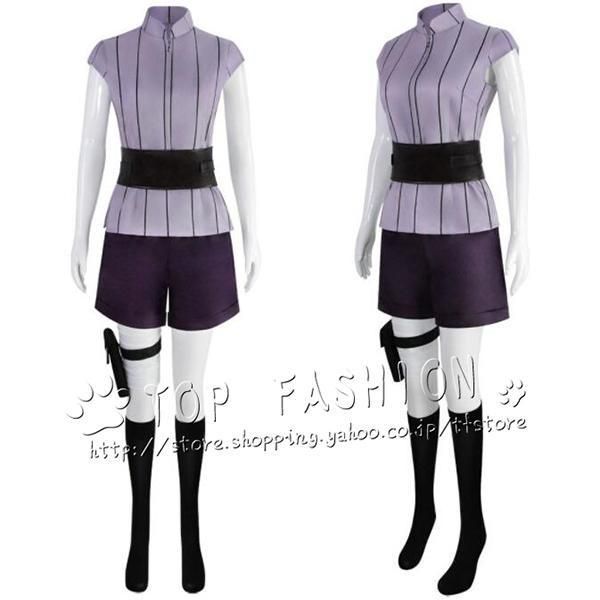 NARUTO 日向ヒナタ コスプレ 衣装 ウィッグ 靴 セット ナルト NARUTO 風 日向ヒナタコスプレ衣装 靴 ウィッグ从靴
