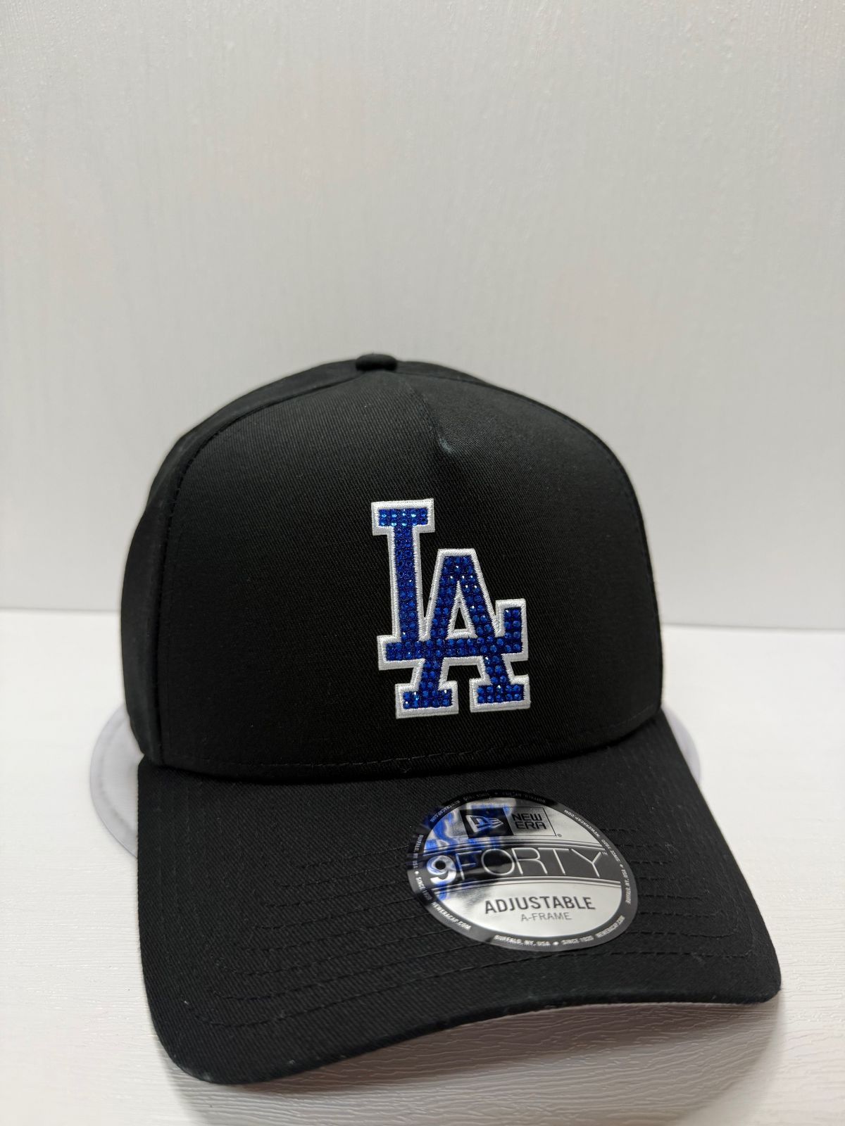 人気完売品 9FORTY ラインストーン ロサンゼルス・ドジャース ブラック ニューエラ キャップ NEW ERA 9FORTY Rhinestone ラインストーン