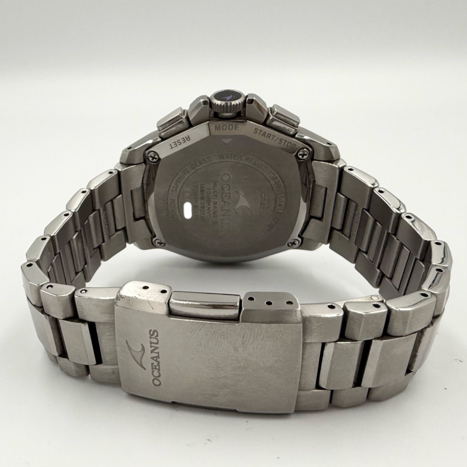 カシオ オシアナス ソーラー電波 OCW-T1010 チタン メンズ 時計 CASIO 