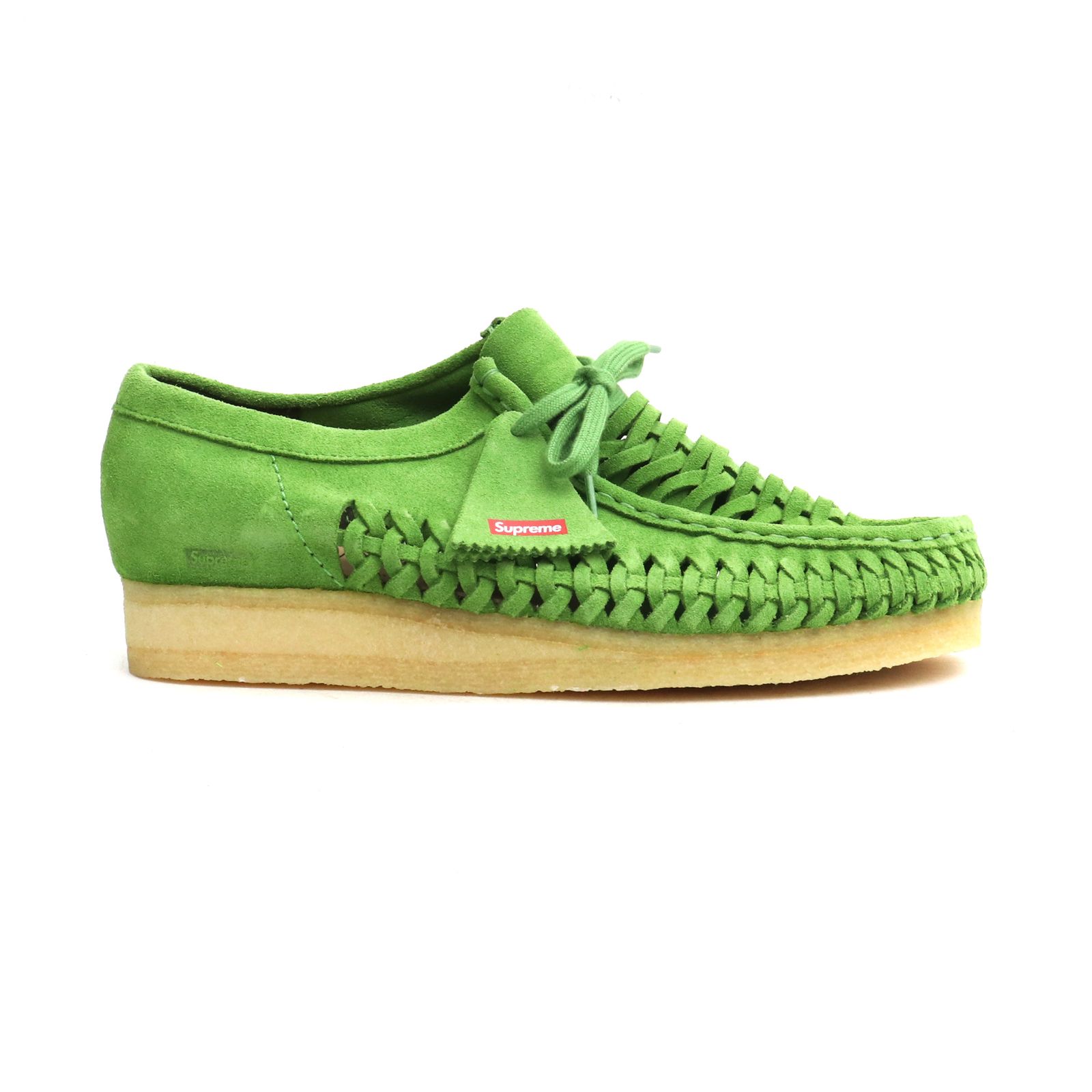 未使用 29.5cm SUPREME × CLARKS Woven wallabee - メルカリ
