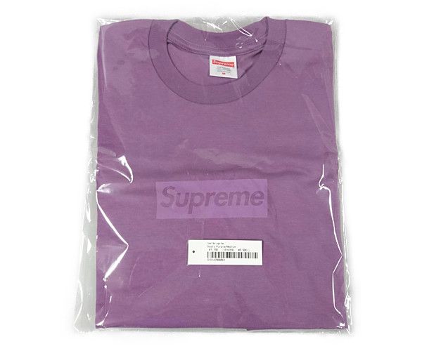 Supreme Tonal Box Logo Tee  Dusty Purple
