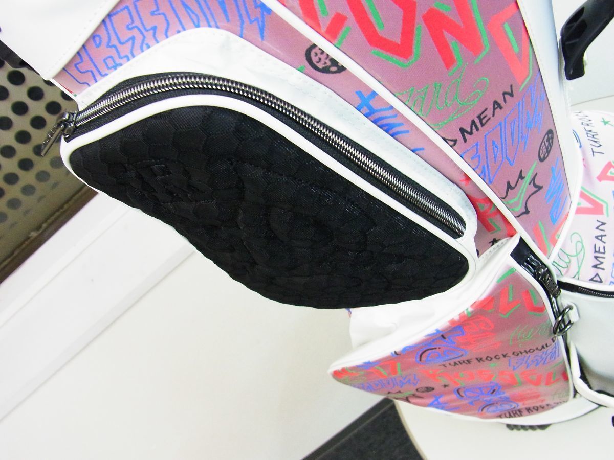 限定品☆RUSSELUNO ラッセルノ☆GRAFFITI CADDIE BAG スタンド式