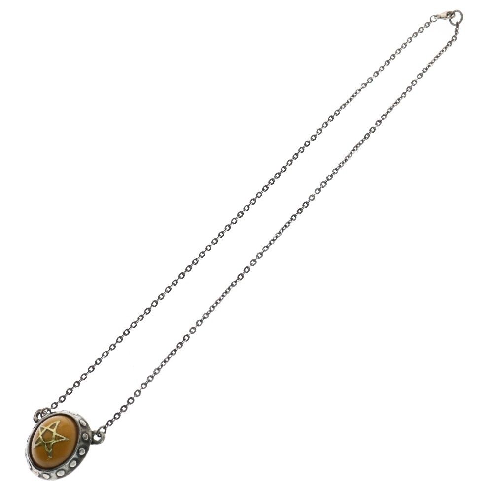 ✴️ ALEX STREETER アレックスストリーター Angel Heart Necklace エンジェルハート ゴールドスター ネックレス ペンダント イエロー|シルバー