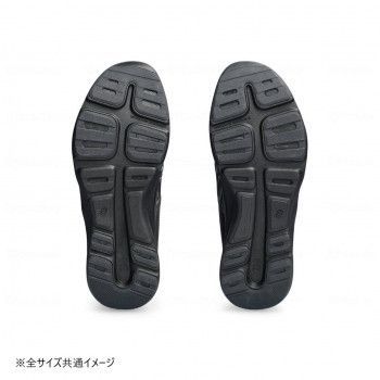 アシックス商事 ライフウォーカー 1241A010 ブラック×ブラック 27.0cm 1241A010 252544