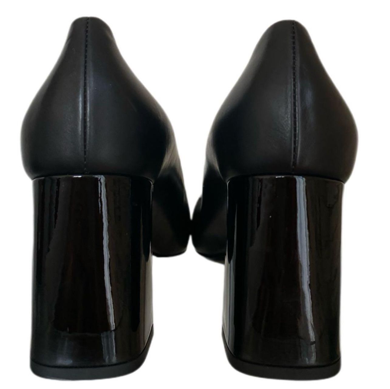 ルイヴィトン マドレーヌ・ライン パンプス ブラック LVサークル