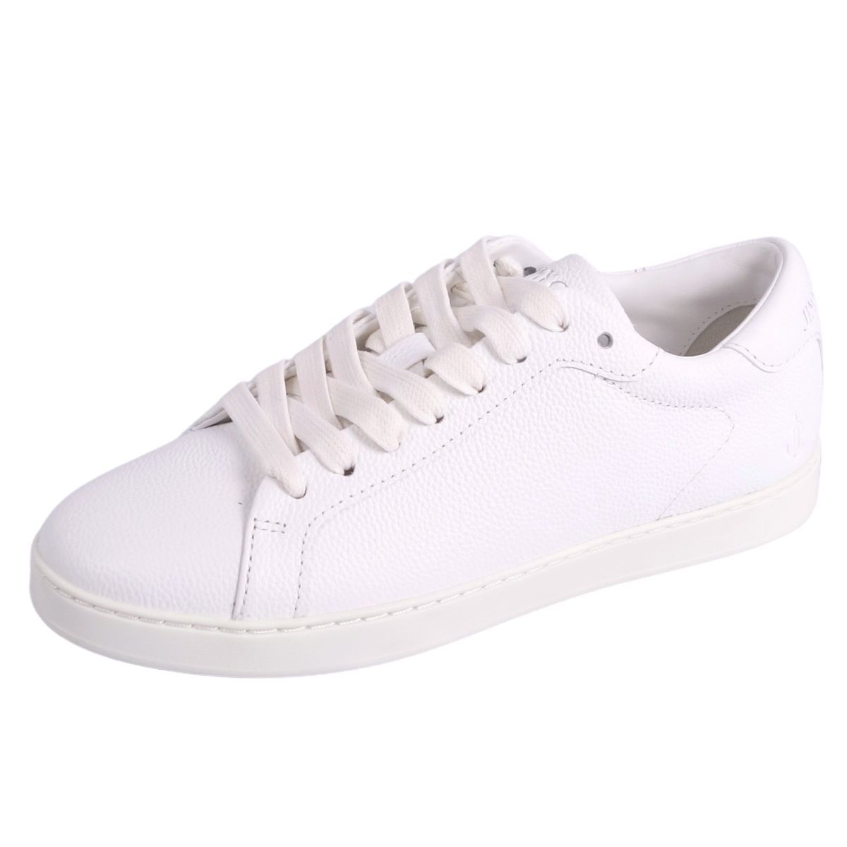 未使用 ジミーチュウ JIMMY CHOO スニーカー ローカット レザー ロゴ 