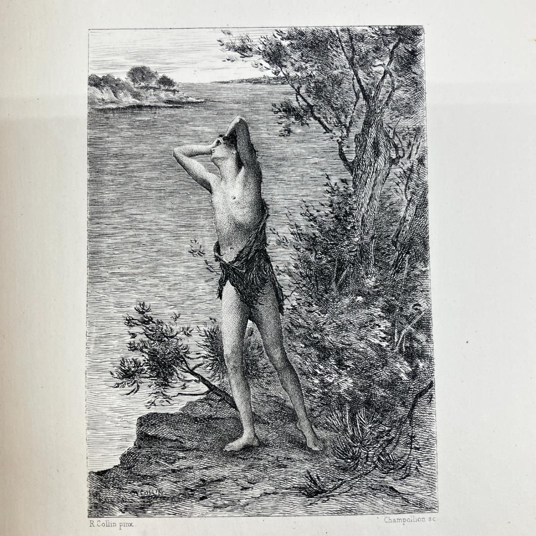 美装 挿絵本 ダフニスとクロエ ラファエル コラン 銅版画 挿絵 黒田清輝師 エッチング RaphaelCollin Daphnis et Chloe POP_KOS WWW_IMPECCABLEHEALTHCARESERVICES_COM