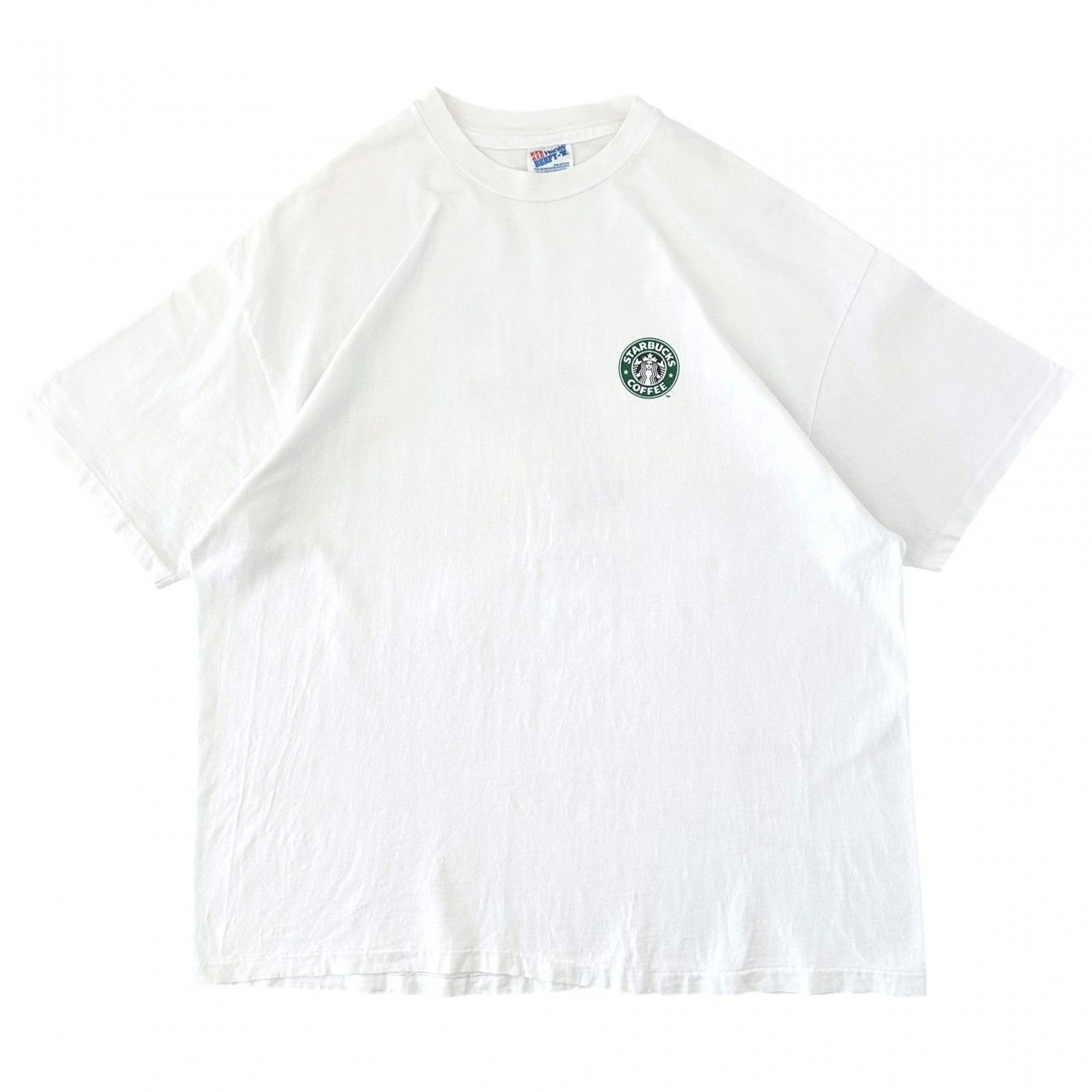 90s USA製　スターバックス　STARBUCKS　Tシャツ シングルステッチ 90s USA製ヴィンテージ シングルステッチスターバックスアートT