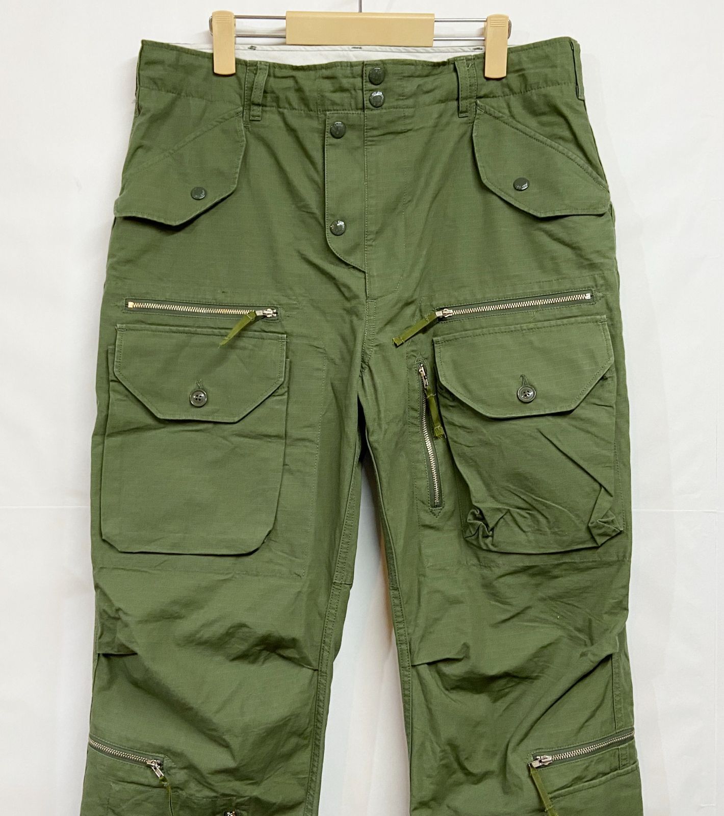 ENGINEERED GARMENTS × BEAMS PLUS 別注 Flight Pants Cotton Ripstop エンジニアードガーメンツ ビームスプラス フライトパンツ コットンリップストップ