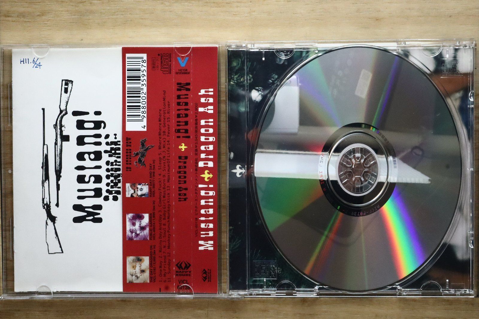 国内盤CD☆ドラゴンアッシュ/Dragon Ash□ Mustang! 【VICL60138
